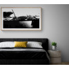 Bridge. Modern abstract painting New Media canvas print, signed and numbered